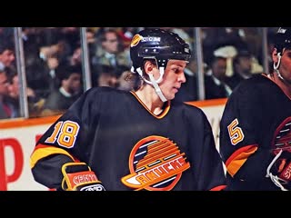 Igor larionov scores his first nhl playoff goal for canucks (1991)