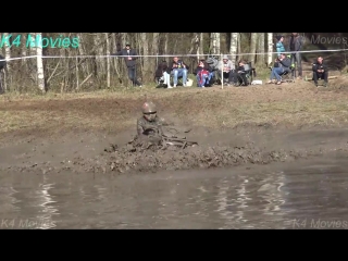 Atvs vs water pools and hill atv mud race oro 2017