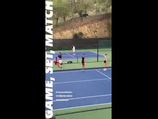 Vika kim and venus at practice monterrey 02 03 20