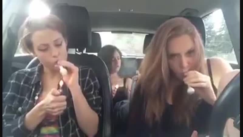 Parking porn video – Girls smoke meth in school parking lot