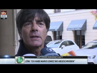 Joachim löw uber mario gomez