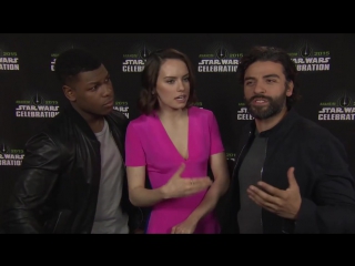 John boyega, daisy ridley oscar isaac talk power of star wars at star wars celebration