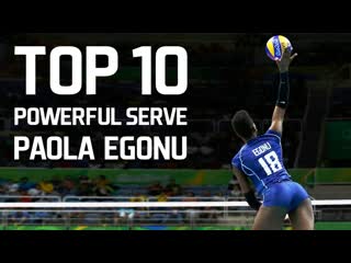 Paola egonu incredible powerful serve (ace) womens volleyball