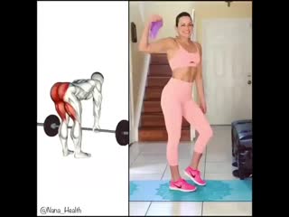 Тренироа мышц ног и ягодиц с эластичной лентой