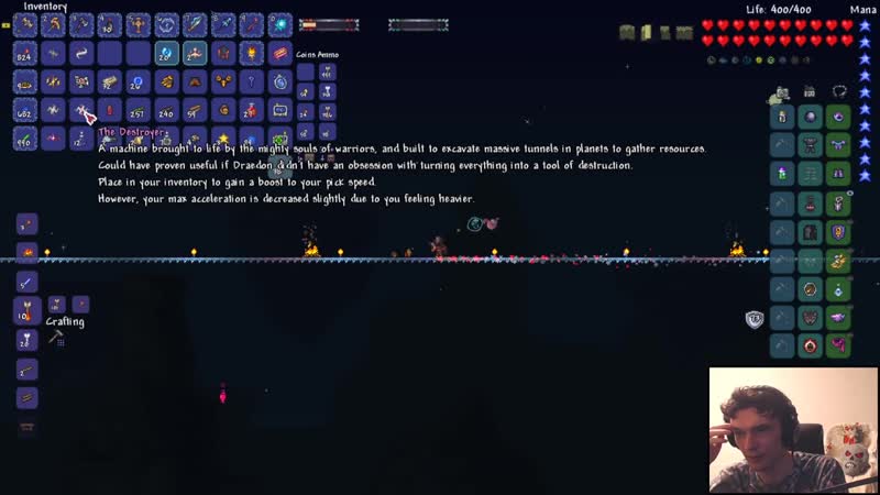 [рекви] серный элементаль // terraria calamity mod // porn режим #10