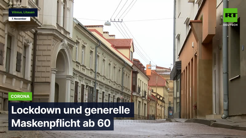 Litauen im lockdown – generelle maskenpflicht für alle ab 60