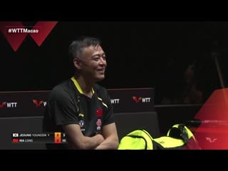 Jeoung youngsik v ma long | wtt macao quarterfinals