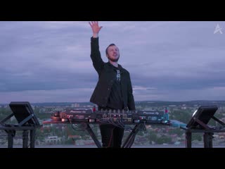 Andrew rayel & robbie seed feat that girl stars collide [live on rooftop in chisinau]