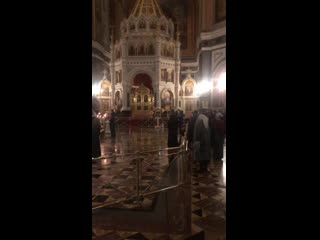 Отпевание смирнова в храме христа спасителя