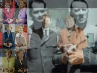 Reptilian angela merkel