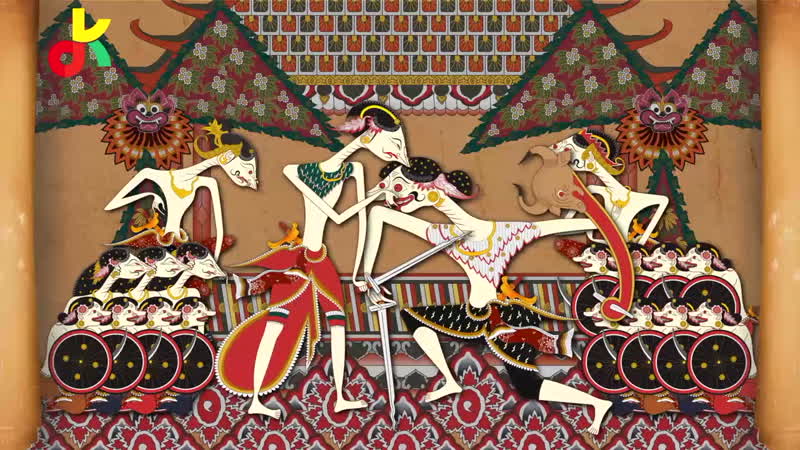 Пьеса «джоко кембанг кунинг» свиток 4 сцена 2