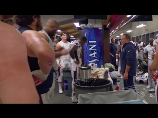 Patriots micd up locker room celebration vs buccaneers week 5 (2017)