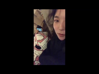 180114 park jinjoo instagram live