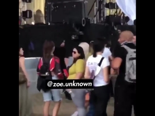 April 15 hailey, kendall, cami and isabella at french montana show at coachella in indio, ca #haileybaldwin (1)