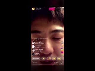 180909 giriboy mentioned exo kai during insta live