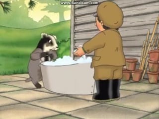 Percy the park keeper badgers bath (1999)