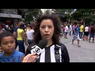 Torcedora do galo mineiro se perdeu