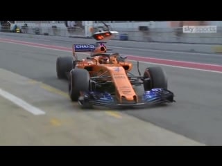 Mclaren f1 pit stop blooper 2018 catalunya testing