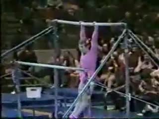 2 1981 nadia tour gymnastics paul hunt comedy uneven bars
