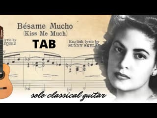 "besame mucho" natalia kiselyova (solo classical guitar)
