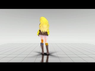 【mmd】rwby yang harder fire dance