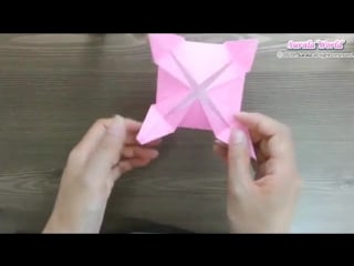 Origami table chair 종이접기 테이블과 의자