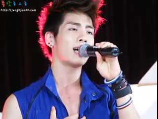 06 08 2009 jonghyun please dont go fancam (хорошо слышно онью хд)
