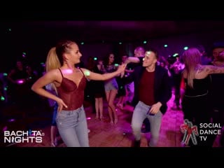 Arkady fedyaev & rina medvedeva social dancing | bachata's nights 2020 (moscow, russia)