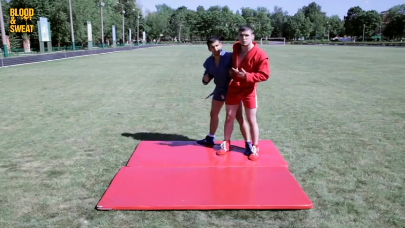 Самбо рычаг колена из стойки sambo flying knee bar