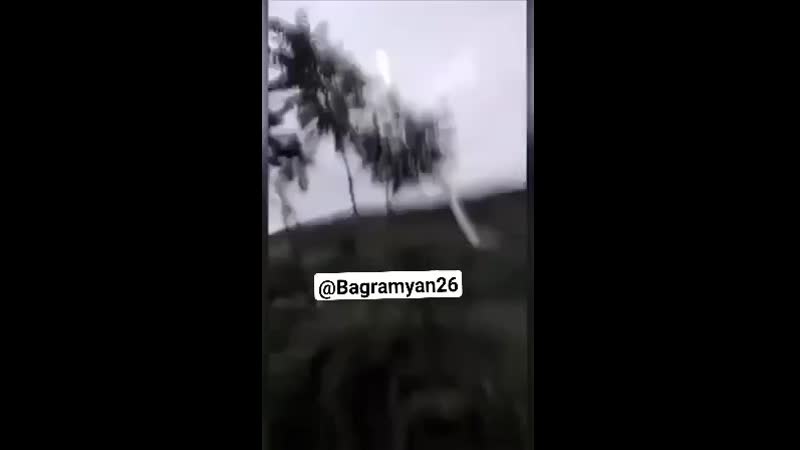 Армяне показали видео с пуском мощной ракеты по позициям азербайджанцев