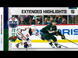 Edmonton oilers vs minnesota wild apr 12, 2022 highlights