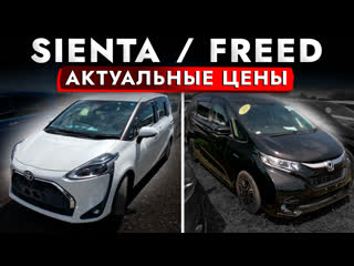 Toyota sienta или honda freed!? подбор бюджетного минивэна что с ценами? авторынок зеленый угол