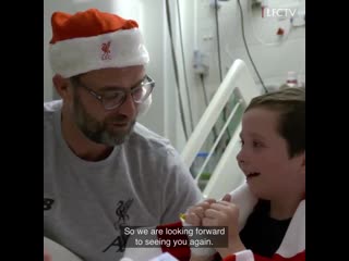 Its been the best day ever ️ a special moment between the boss and kai at @alderhey ynwa