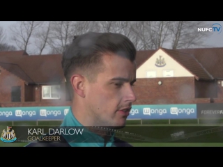 That moment when storm barbara arrives early, midway through an interview with karl darlow