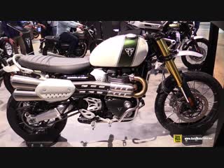 2019 triumph scrambler 1200 xe walkaround debut at 2018 eicma milan