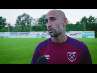 Zabaleta im feeling good after first hammers run out west h