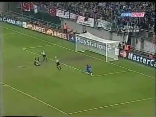 Ch l 2003 04 besiktas 0 2 chelsea (eurosport highlights)