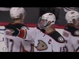 2/13/16 ryan getzlaf finds the rebound and drills it past corey crawford for the game winner, giving the ducks a 3 2 win in ove