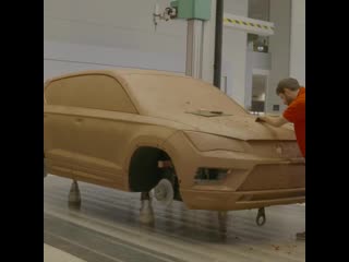 Seat ateca clay modeling process