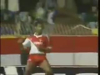 Thierry henrys first professional goals for monaco in 1995