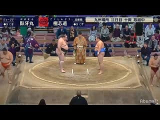 Gagamaru vs gokushindo kyushu 2018, juryo day 11