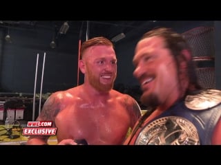 How are heath slater rhyno going to celebrate their tag team title win