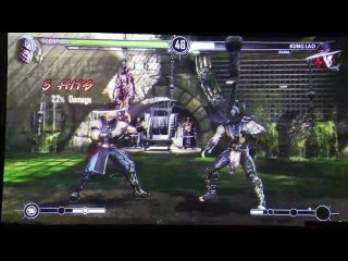 Tag team gameplay cyrax and skorpion vs kitana and kung lao