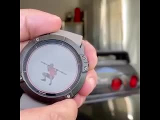 Анимированные тренирои в часах garmin