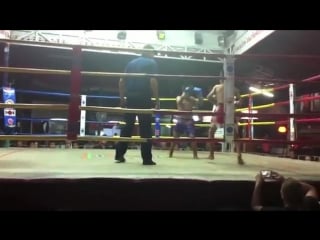Jay from santai muay thai wins by ko