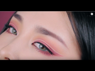 Leesu pink cut crease makeup