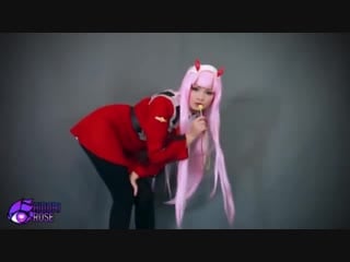 Zero two cosplay porn video | masturbation