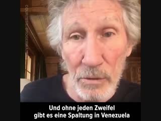 Ex frontmann von #pinkfloyd äussert sich zum geschehen in #venezuela