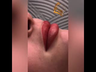 Перманентный макияж губ сразу после процедуры 🦋ведущий мастер татьяна м