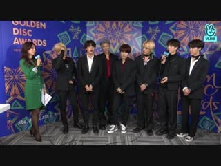 190106 the 33rd gda backstage interview day 2 bts v live 1080p zard